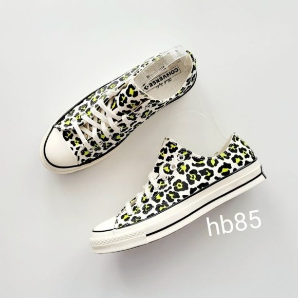 Converse Chuck 70 Ox Egret Black Bold Lime Women's 12 - Picture 1 of 6